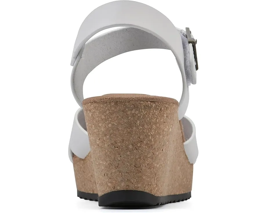 Сандалии White Mountain Prezo на пробковом каблуке с миндалевидным носком