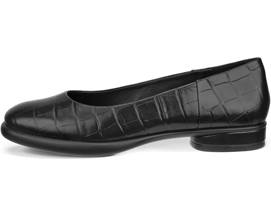 Балетки ECCO Sculpted Luxe Ballerina из кожи с технологией FLUIDFORM и съемной стелькой