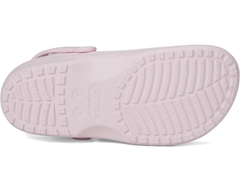 Классические сабо Crocs для детей с цветочным ажурным дизайном