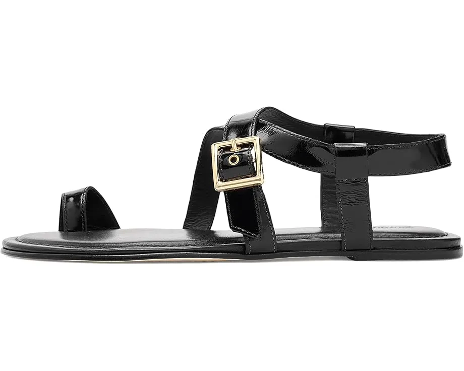 Сандалии Bernardo Hartshorn с кольцом для пальца и фактурной кожей