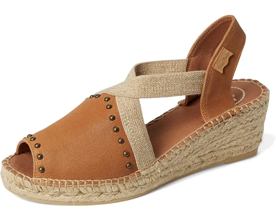 Сандалии Toni Pons Madrid из мягкой кожи с открытым мысом на клине