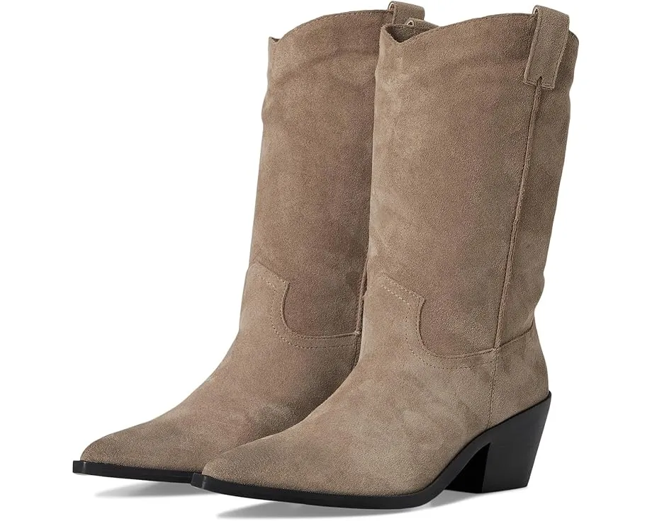 Ботинки Steve Madden Stetson из замши с квадратным каблуком и острым носком