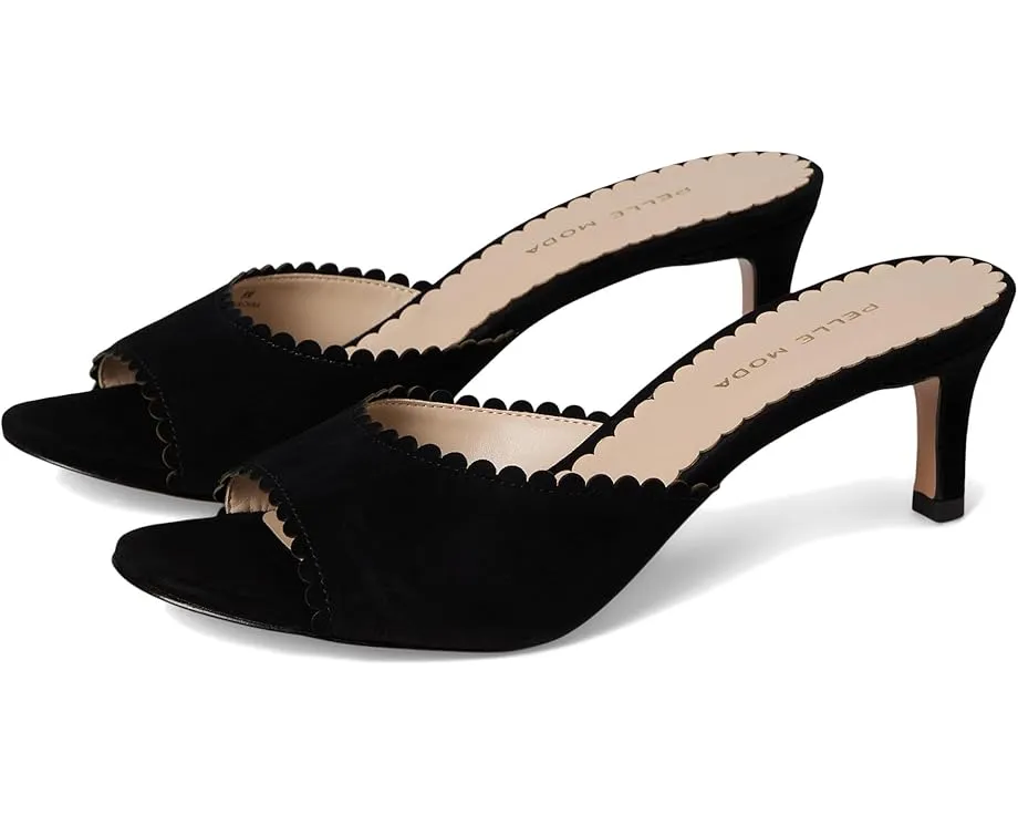 Босоножки Pelle Moda Hanli на котячьем каблуке с открытым мысом и замшевым верхом