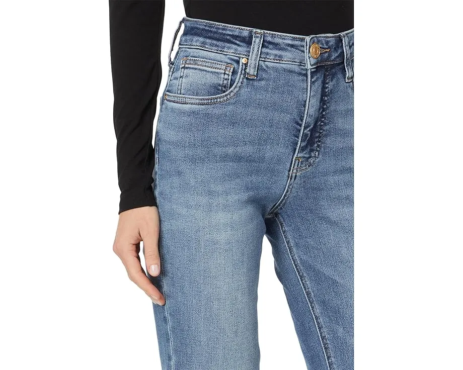 Джинсы Rachael High Rise Fab Ab Mom Raw Hem Long Inseam KUT from the Kloth с необработанным краем