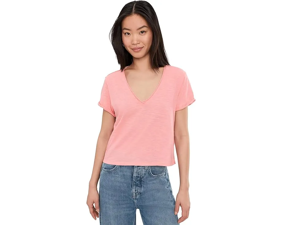 Укороченный топ Take 2 с V-образным вырезом для многослойности Free People We The Free