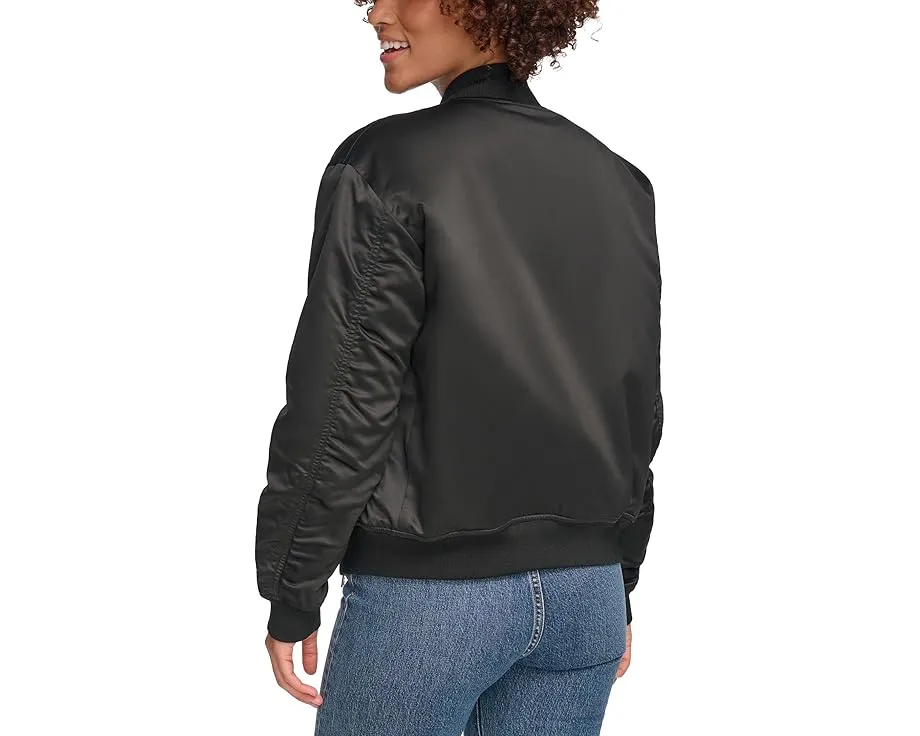 Levi's модная куртка-бомбер Fashion Bomber с рукавами-фонариками