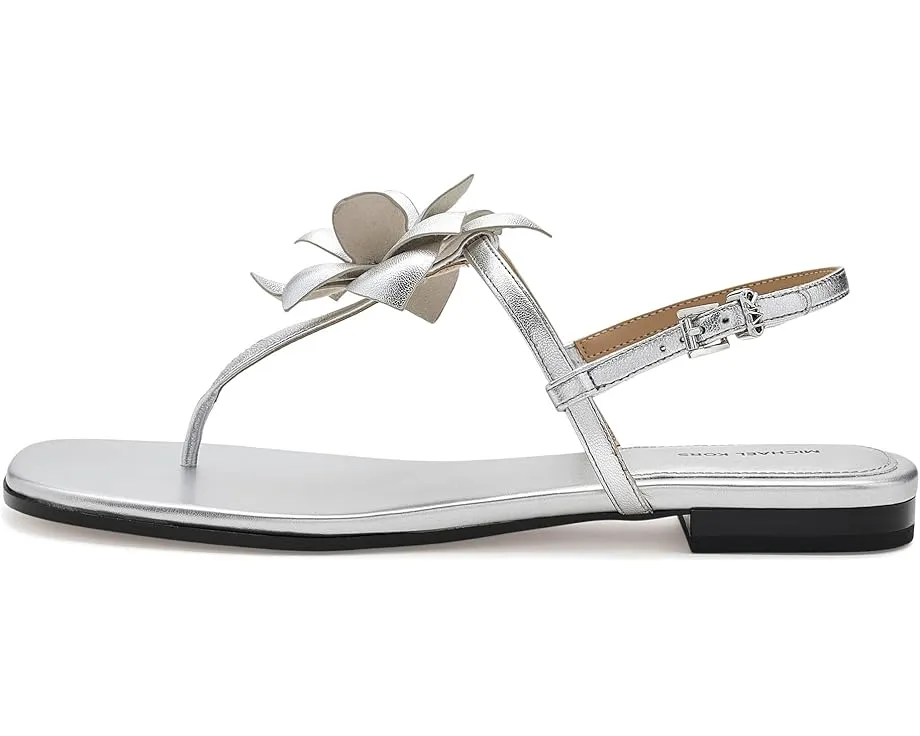 Сандалии Jacie Thong MICHAEL Michael Kors с кожаным цветком