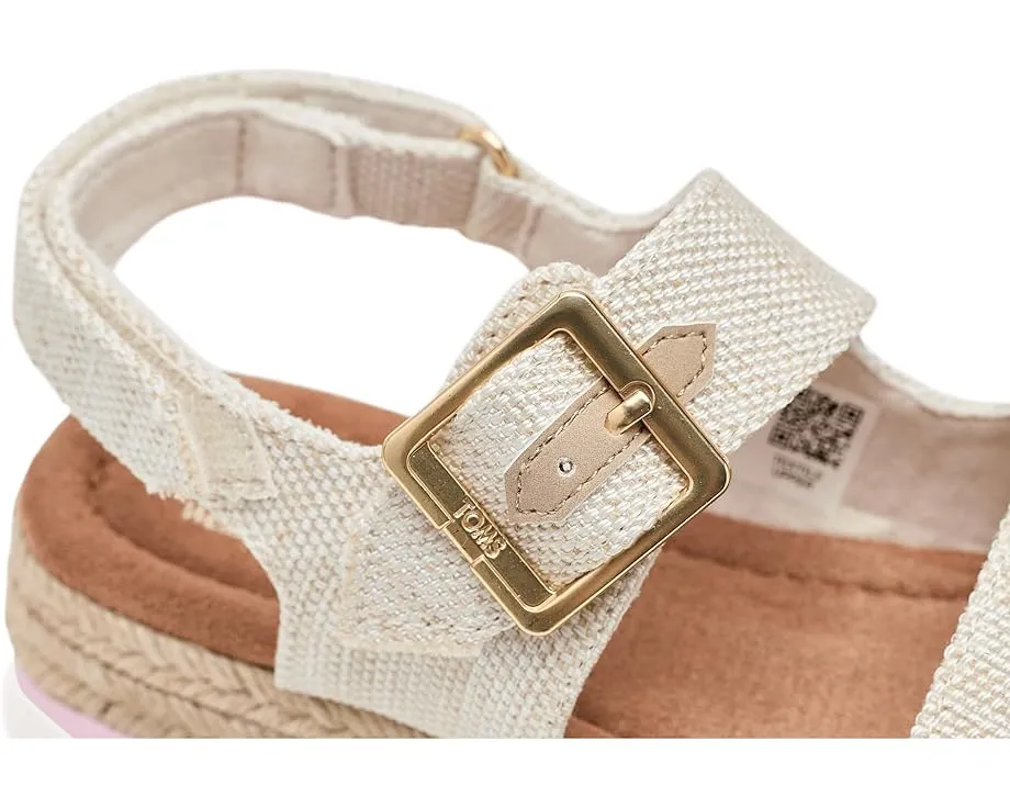 Детские сандалии TOMS Giana на платформе с клиновидным каблуком