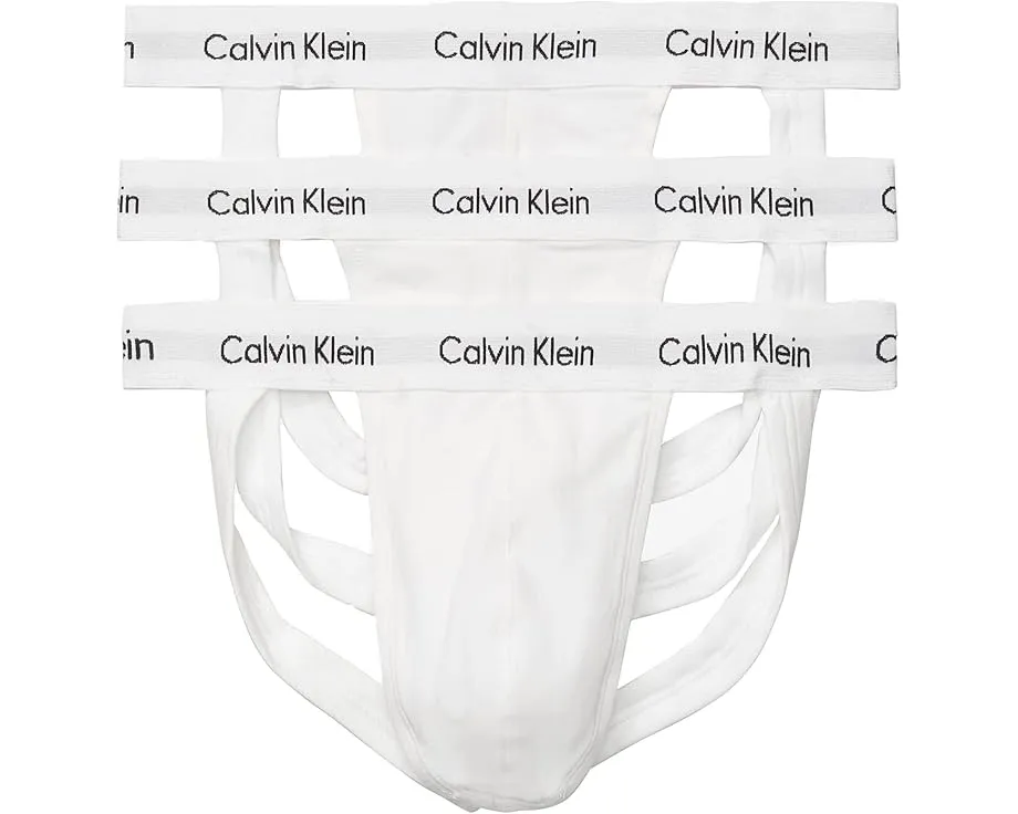 Набор Calvin Klein из 3 джок-стрипов Cotton Stretch с поддерживающей чашкой