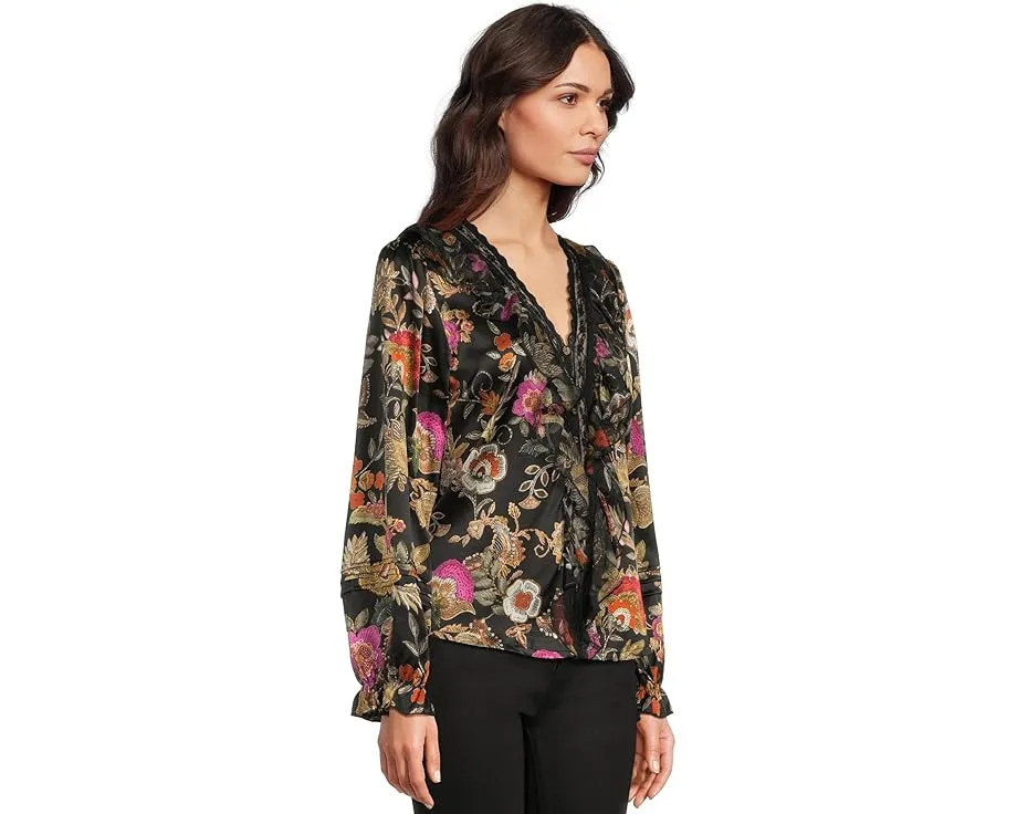 Блуза Claudia с цветочным принтом и V-образным вырезом Johnny Was