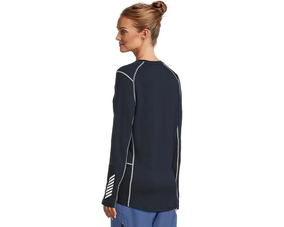 Helly Hansen Термобелье Lifa Merino Midweight с круглым вырезом и защитой UPF 50
