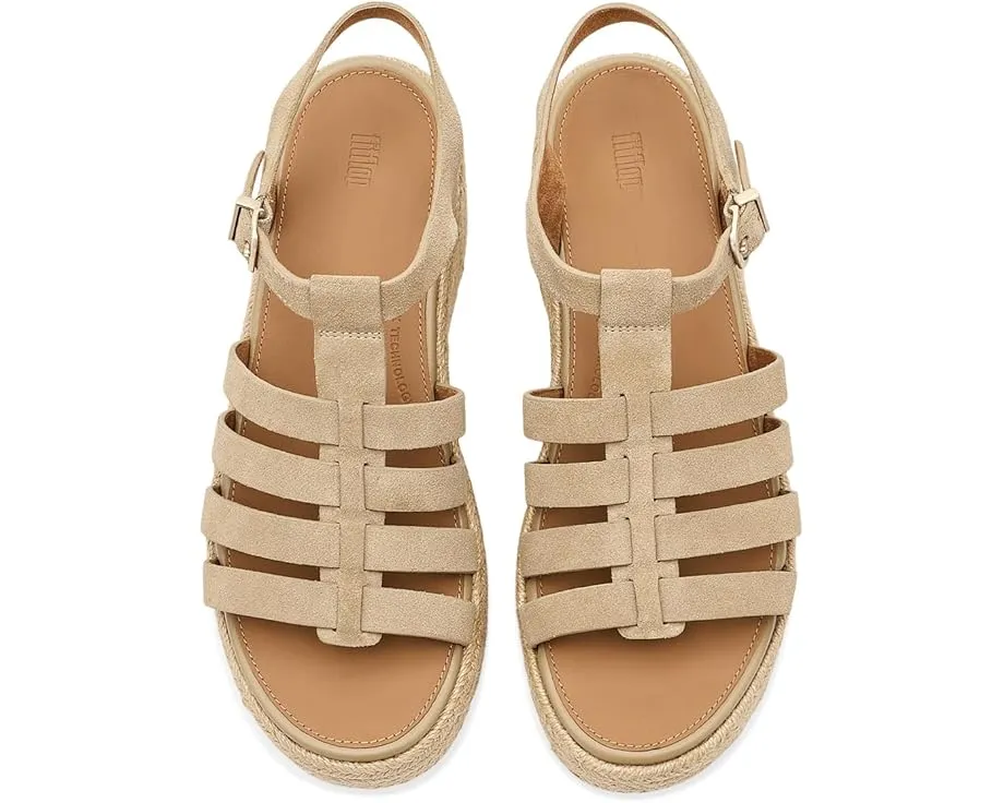 FitFlop Сандалии Platfforms Espadr. из замши в стиле рыболова