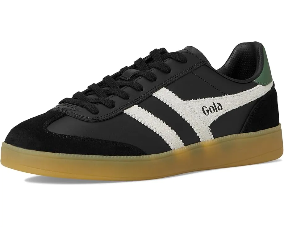 Кожаные кроссовки Gola Viper Leather с темной подошвой