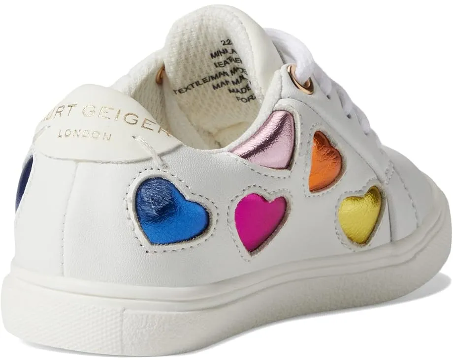Обувь Kurt Geiger London Kids Mini Lane Love для малышей с радужными сердечками