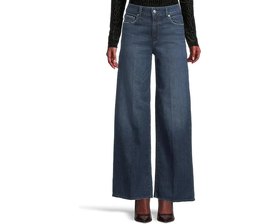 Джинсы Paige Sasha 32" With Reverse Seamed Beltloops In Queen с широким клешем