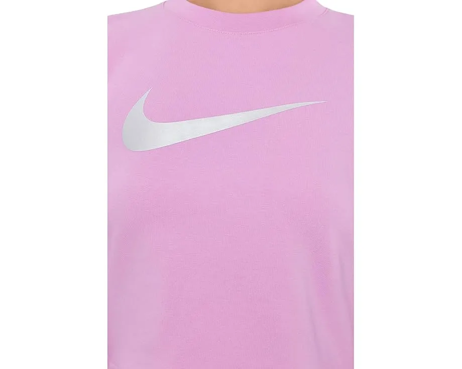 Топ Nike Pro Dri-FIT с круглым вырезом из френч терри