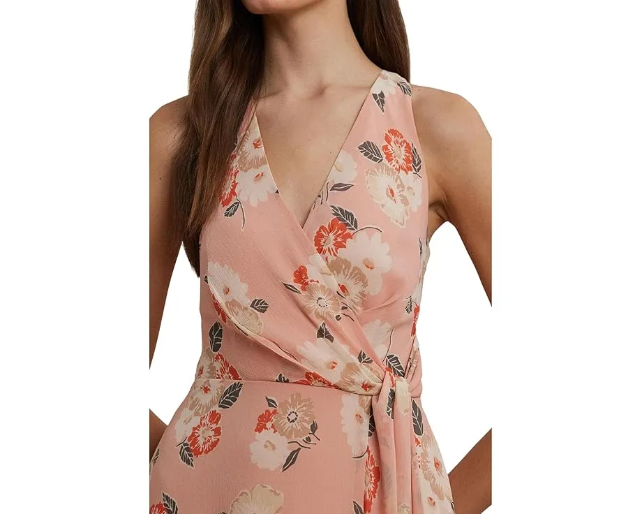 Вечернее платье Lauren Ralph Lauren из жоржета с цветочным принтом