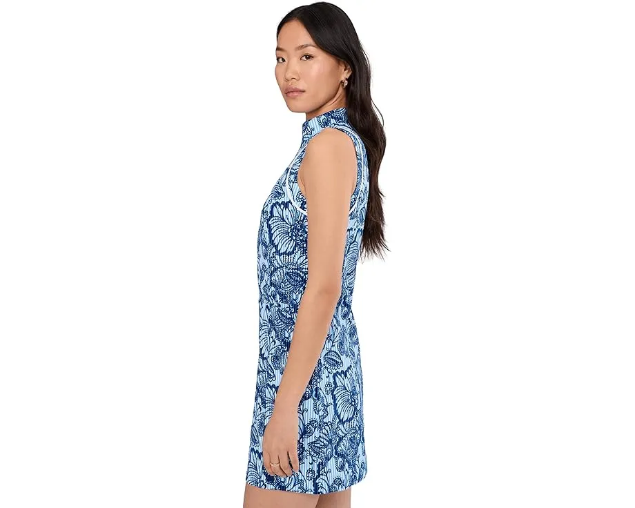 Lilly Pulitzer платье Kathy для гольфа с защитой UPF 50+ и молнией спереди