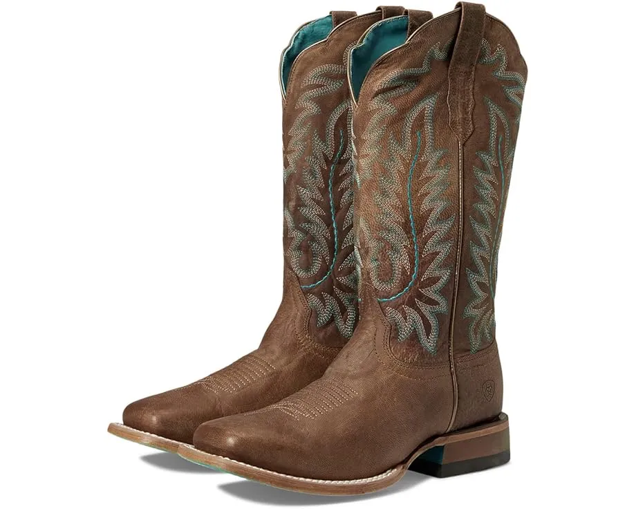 Ковбойские сапоги Ariat Frontier Tilly с квадратным носком и вышивкой