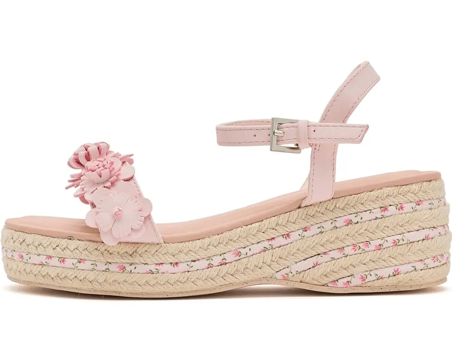 Детские сандалии Steve Madden Kids Dori с цветочными аппликациями и подошвой в стиле эспадрилий