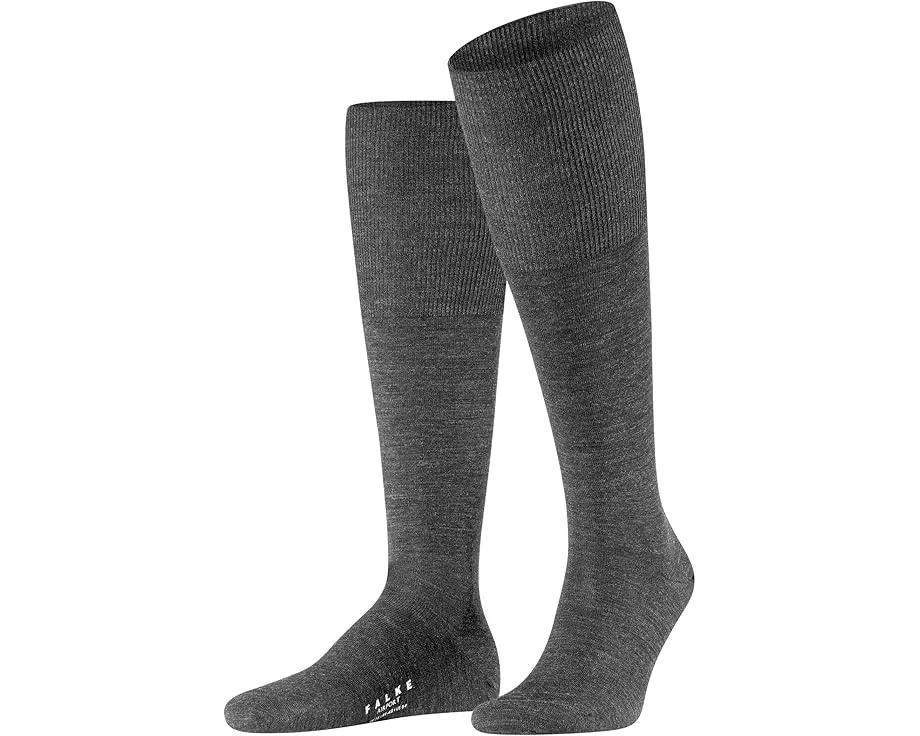 Гольфы Falke Airport Knee High антрацитового меланжа