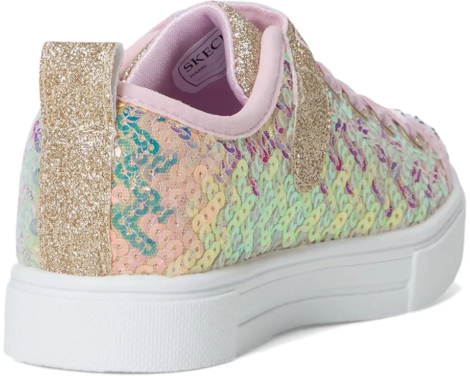 Детские кроссовки Skechers Twinkle Sparks с пайетками и подсветкой