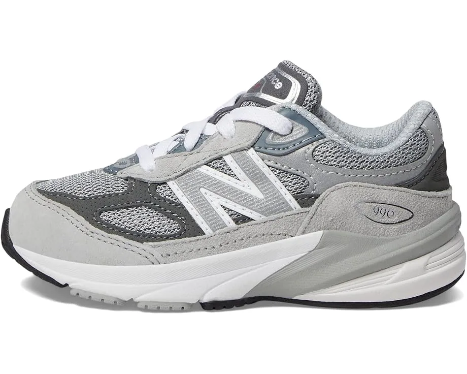 Детские кроссовки New Balance 990v6 с липучкой и светоотражающими деталями