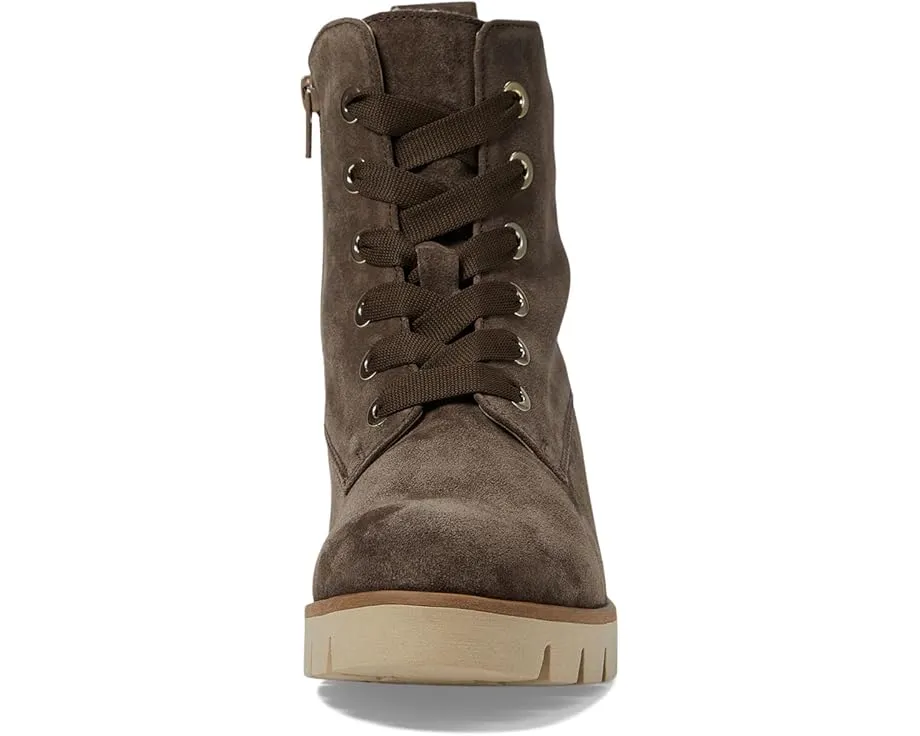 Ботинки Gabor 51.711 из кожи на шнуровке с боковой молнией