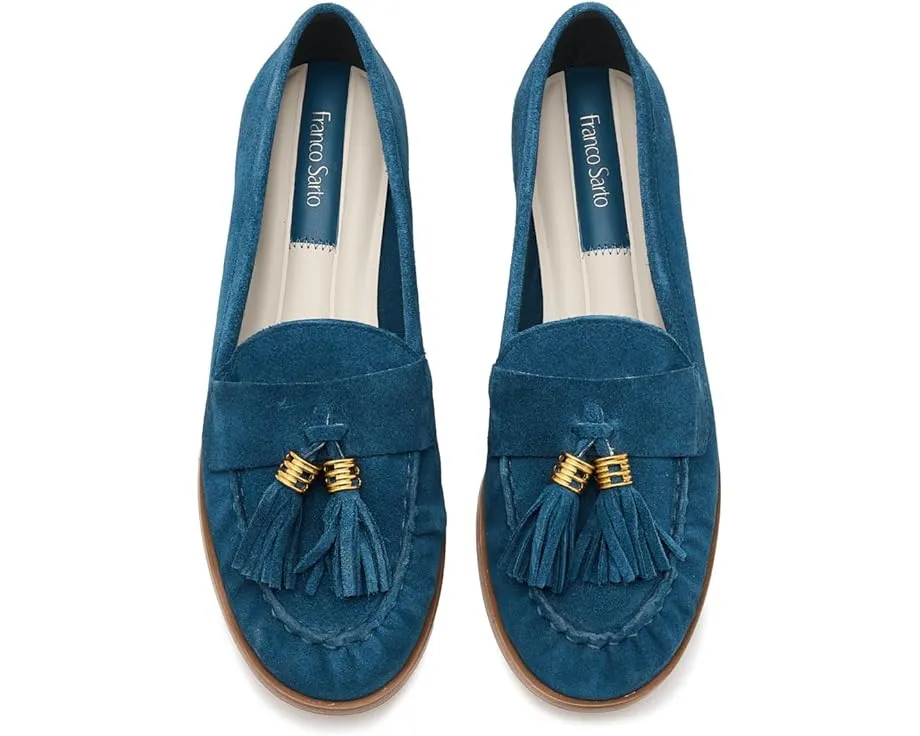 Лоферы Franco Sarto Carita с заостренным носком и кисточкой на экологичной коже