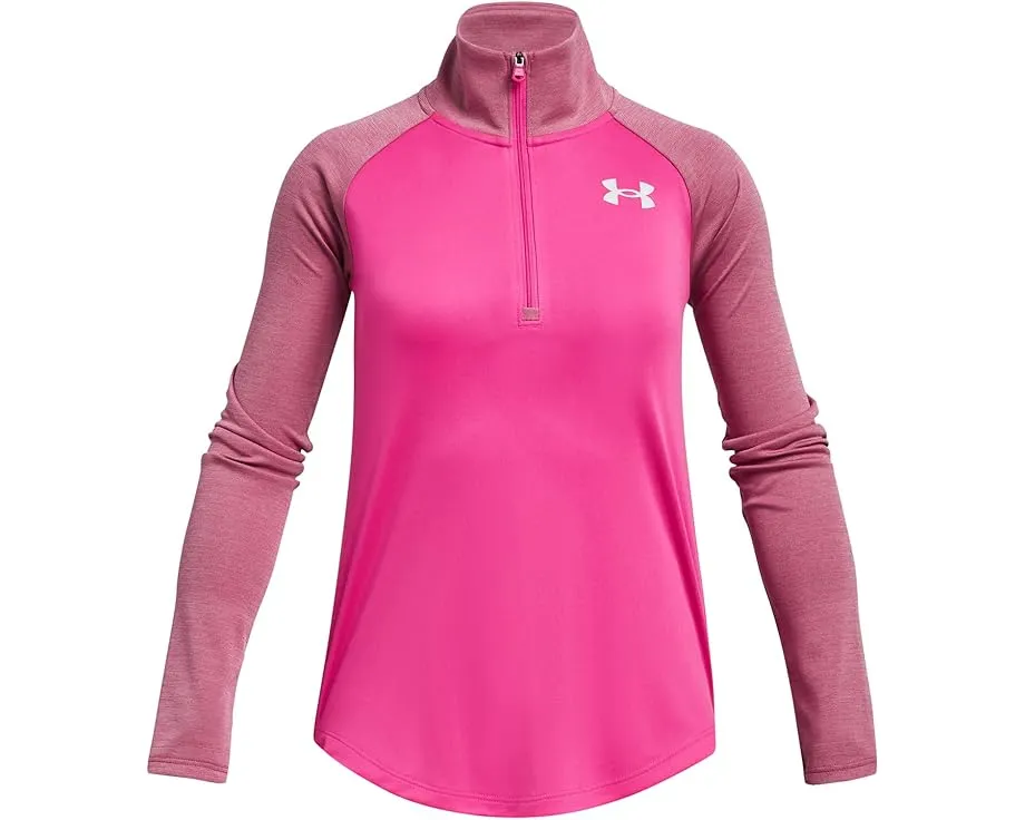 Under Armour Tech Graphic 1/2 Zip для детей с длинными рукавами и принтом