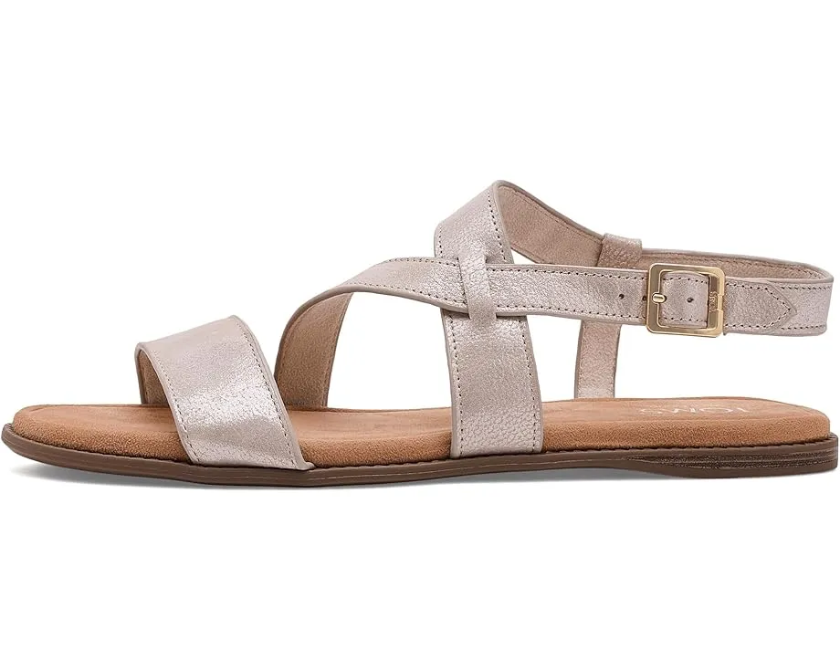 Сандалии TOMS Mar на мини-платформе с асимметричным ремешком