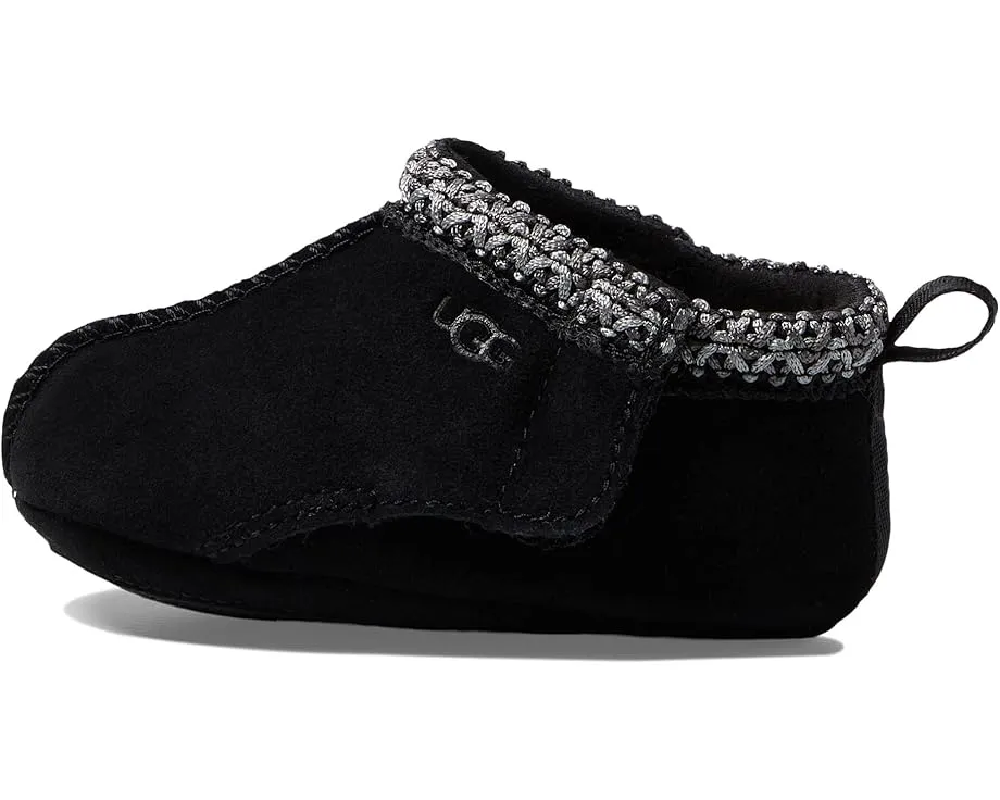 Детские тапочки UGG Tasman из замши на липучке
