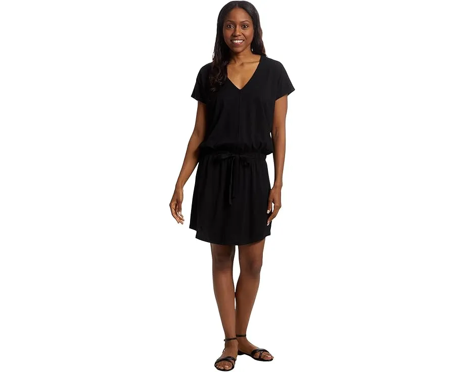 Платье Lilla P Elastic Waist с V-образным вырезом и резинкой на талии