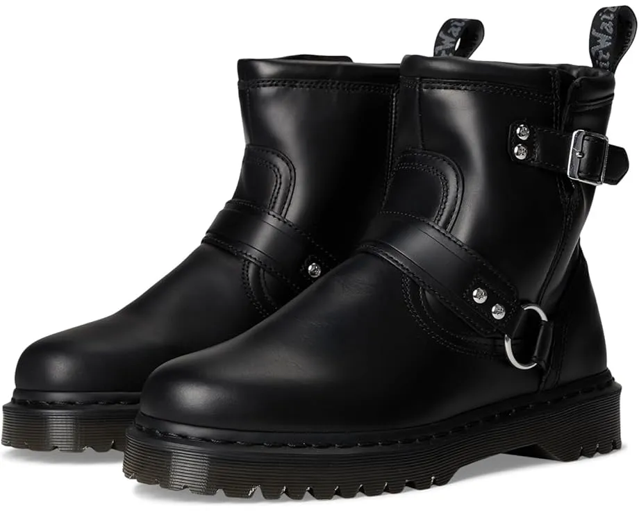 Ботинки Dr. Martens Anistone Harness в байкерском стиле