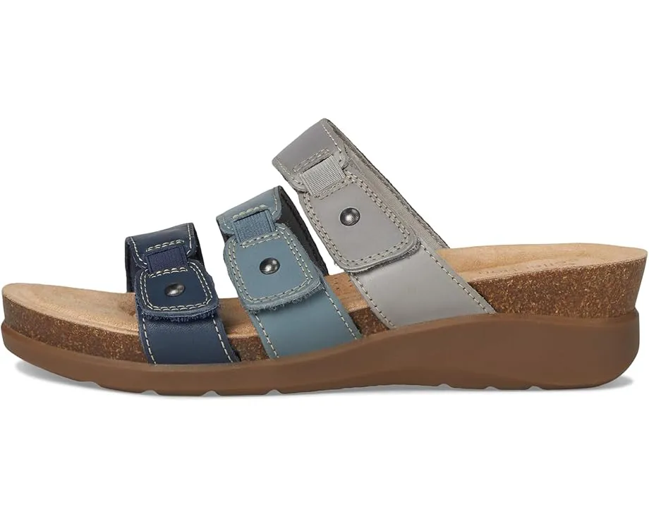 Сандалии Clarks Calenne Lily на трех ремешках с застежкой на липучке