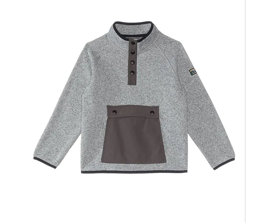 Детская толстовка L.L.Bean Bean Sweater Fleece Half-Snap с карманами