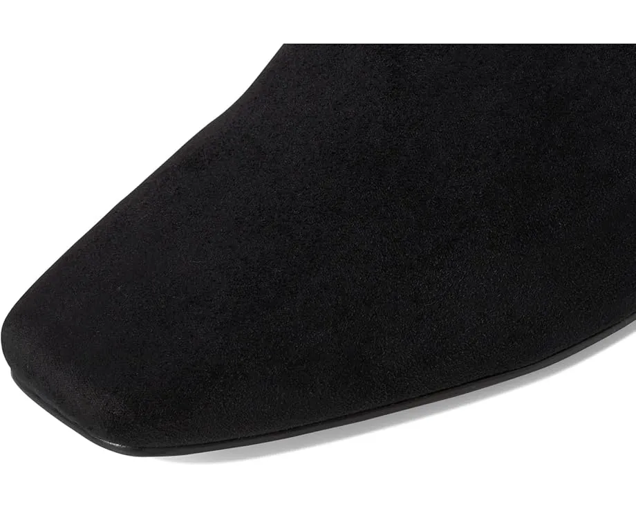 Ботильоны Vaneli Elisia из эластичного замша с квадратным носком