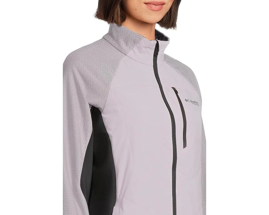 Куртка Columbia Arctic Crest Hybrid Full Zip с технологией Omni Heat Arctic и прорезями для большого пальца