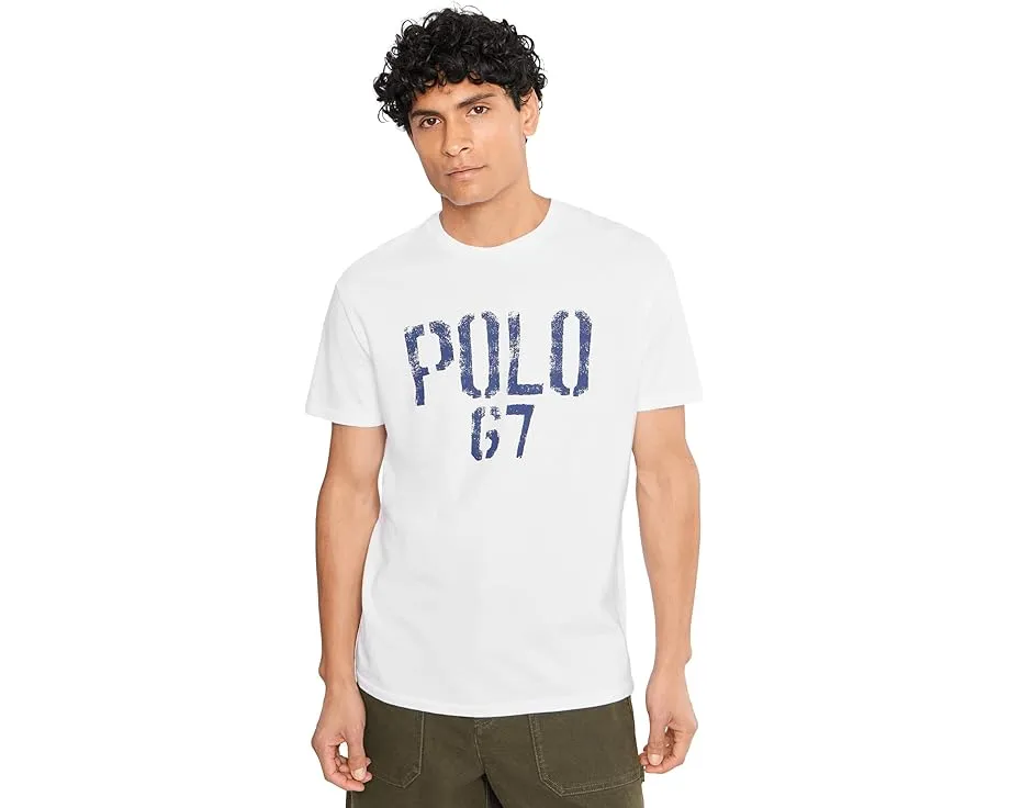 Хлопковая футболка Polo Ralph Lauren с принтом свободного кроя