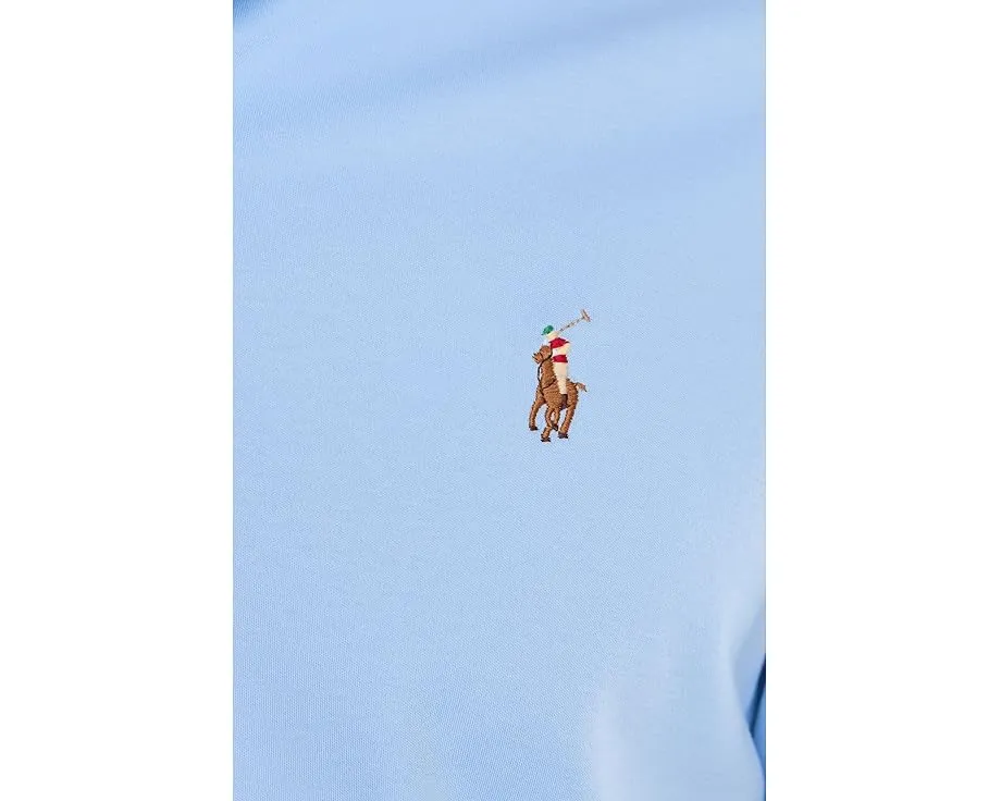 Поло Custom Slim Fit из мягкого хлопка с вышитым пони Polo Ralph Lauren