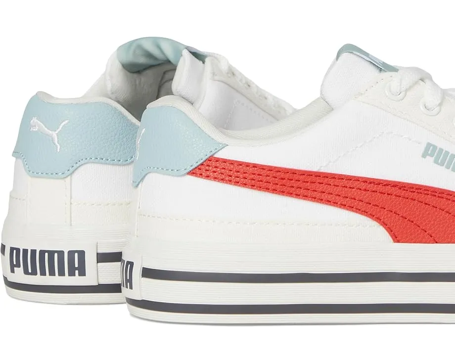 Детские кроссовки Puma Court Classic Vulc с кожаным верхом и вулканизированной подошвой