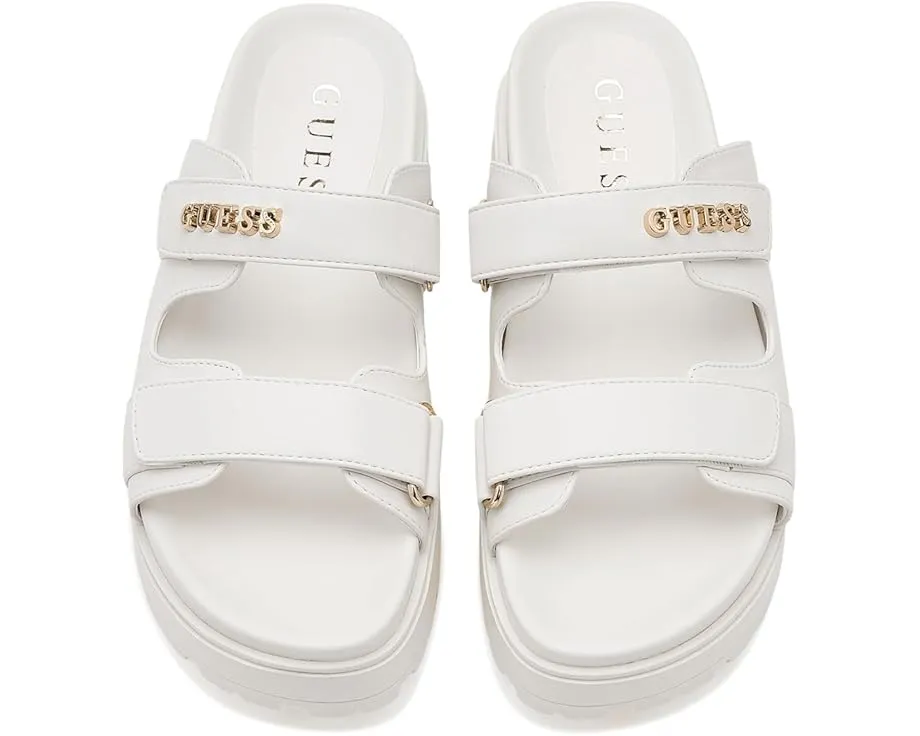 Сандалии GUESS Faxon на платформе с регулируемыми ремешками