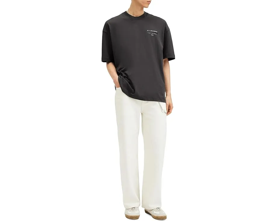 Футболка AllSaints Redact с коротким рукавом и объемным кроем