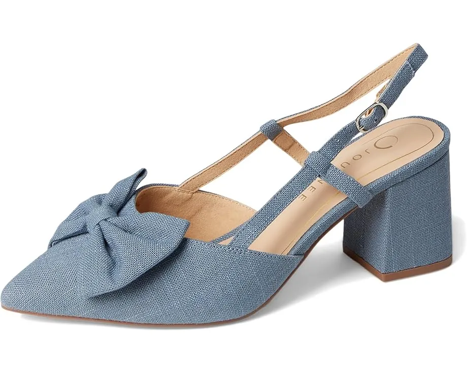 Туфли Tailynn на устойчивом каблуке с заостренным носком и пряжкой