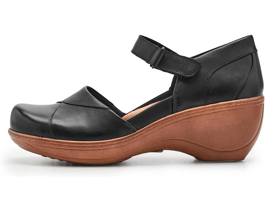 Туфли SoftWalk Miri на платформе с кожаным верхом и регулируемой липучкой