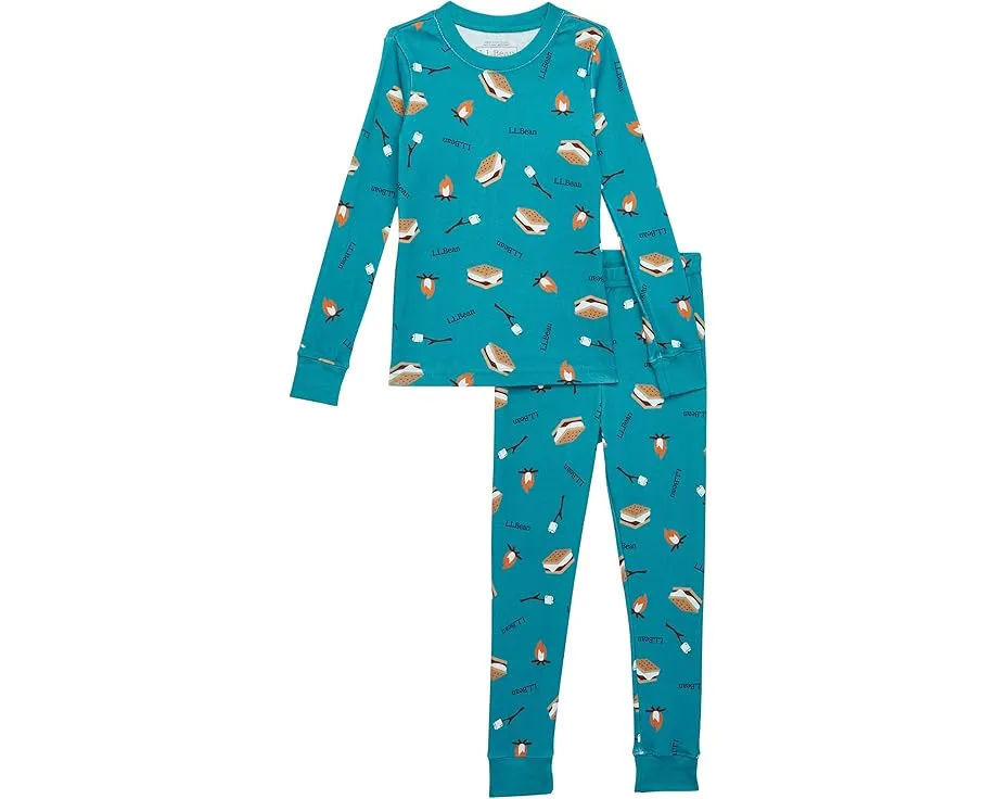 Пижама L.L.Bean Organic Cotton Fitted Pajamas для детей из органического хлопка