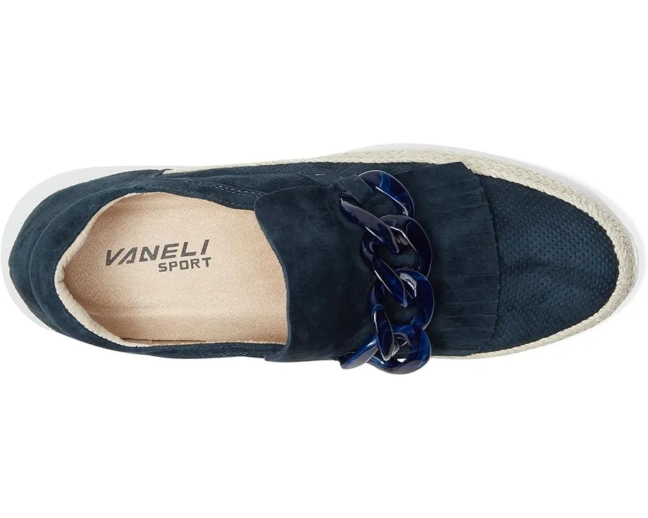 Vaneli Qerene мокасины с мраморным цепным декором и бахромой