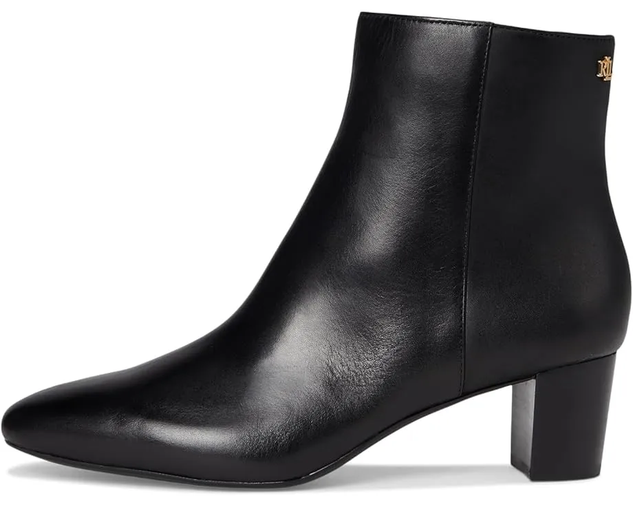Ботильоны Demi из телячьей кожи на устойчивом каблуке от Lauren Ralph Lauren