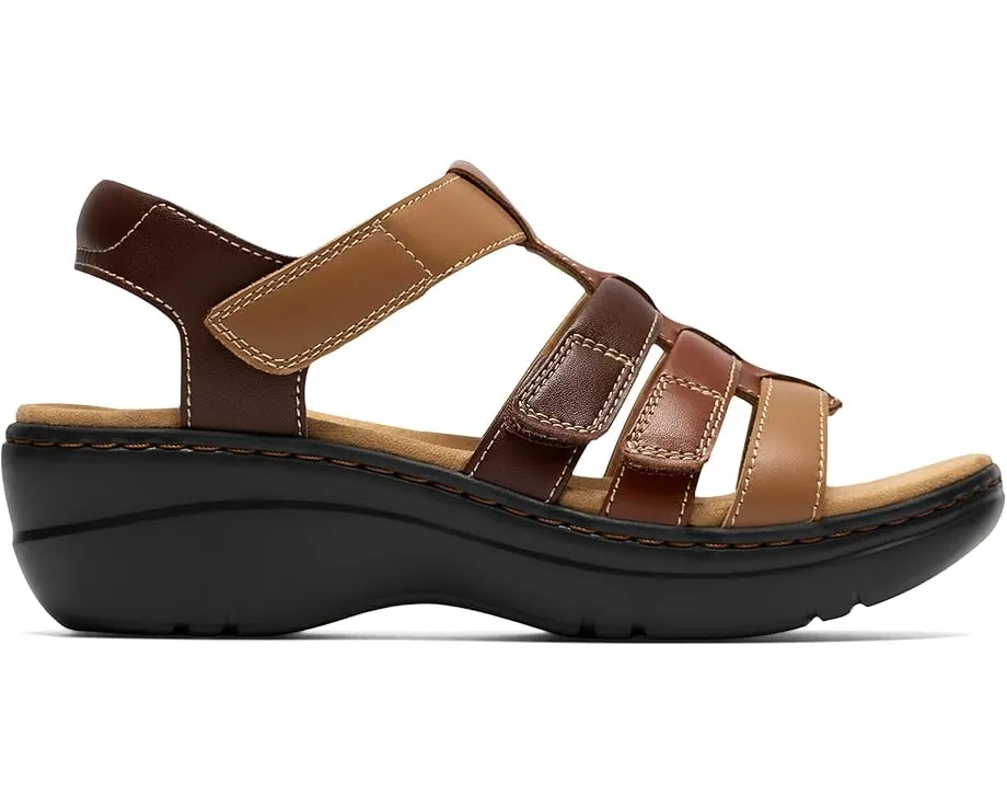 Сандалии Clarks Merliah 2 Ruby на танкетке с регулируемыми ремешками и мягкой стелькой