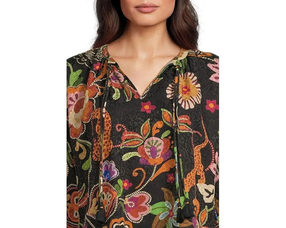 Блуза Margot с ярким цветочным принтом Johnny Was